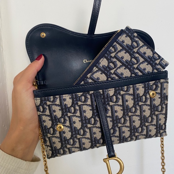 *authentic* Christian Dior Saddle Purse with wallet - Picture 5 of 11